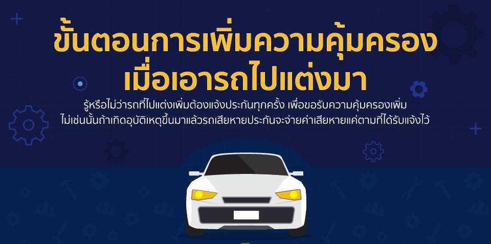 ขั้นตอน-การประกันรถแต่ง-อุปกรณ์แต่งรถ
