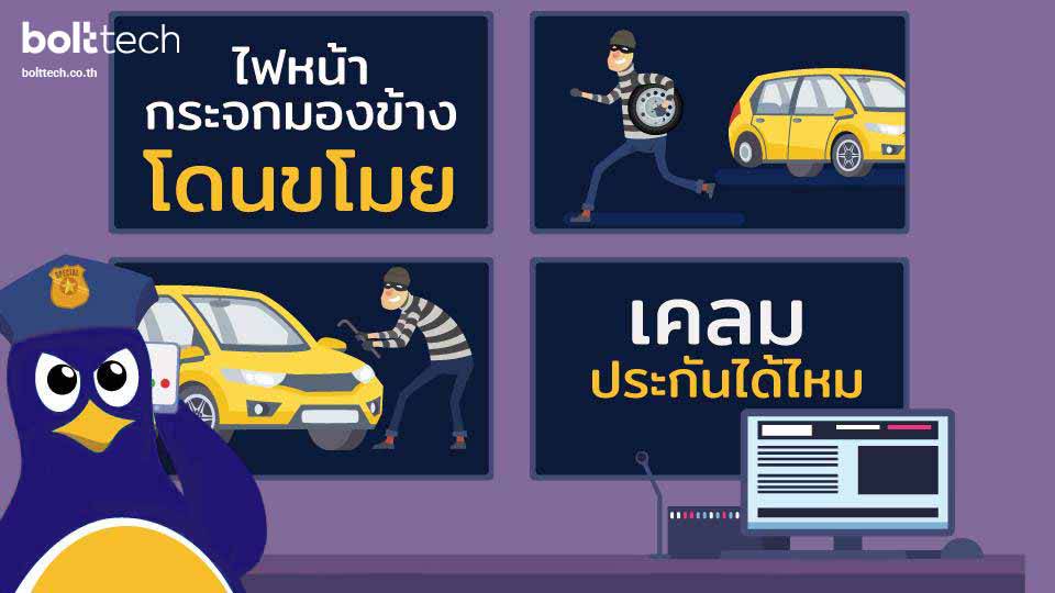 ความคุ้มครองอุปกรณ์รถยนต์